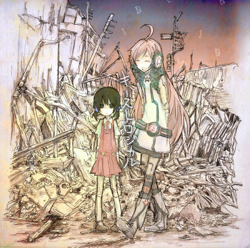 kaai yuki and sf-a2 miki (vocaloid and 1 more) drawn by tankobu_(tuba)