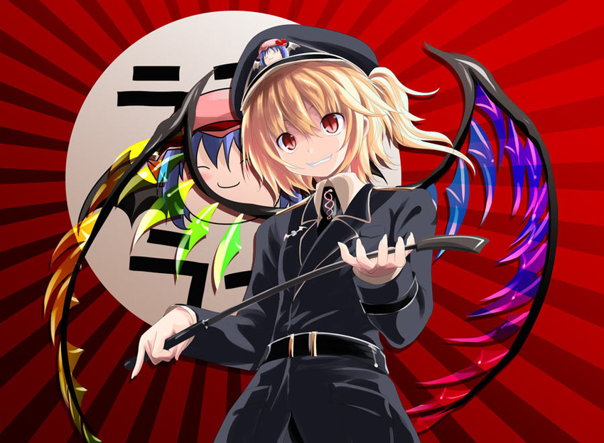 remilia scarlet and flandre scarlet (touhou) drawn by namamo_nanase