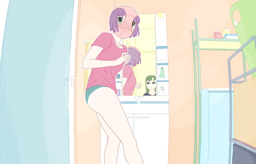 hatsuseno alpha and takatsu kokone (yokohama kaidashi kikou) drawn by hibi_kaiyou