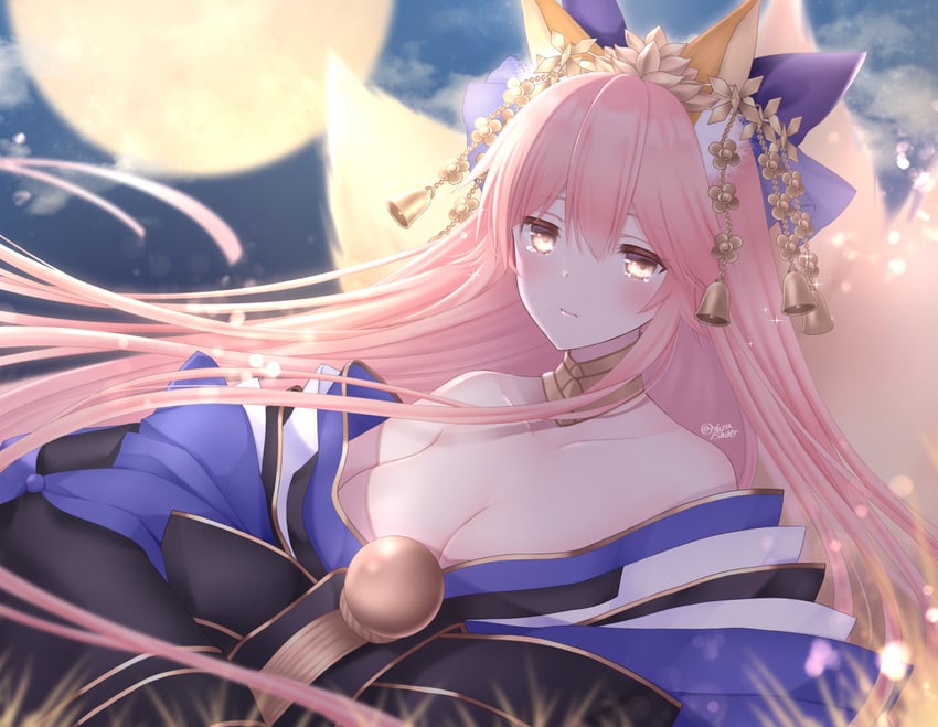 tamamo and tamamo no mae (fate and 1 more) drawn by yuzushiro