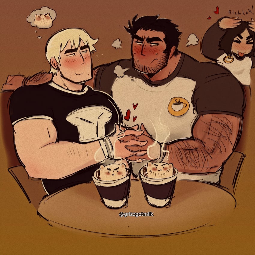 lucas lee, todd ingram, and stacey pilgrim (scott pilgrim and 1 more) drawn by jaime_(grizzgotmilk)