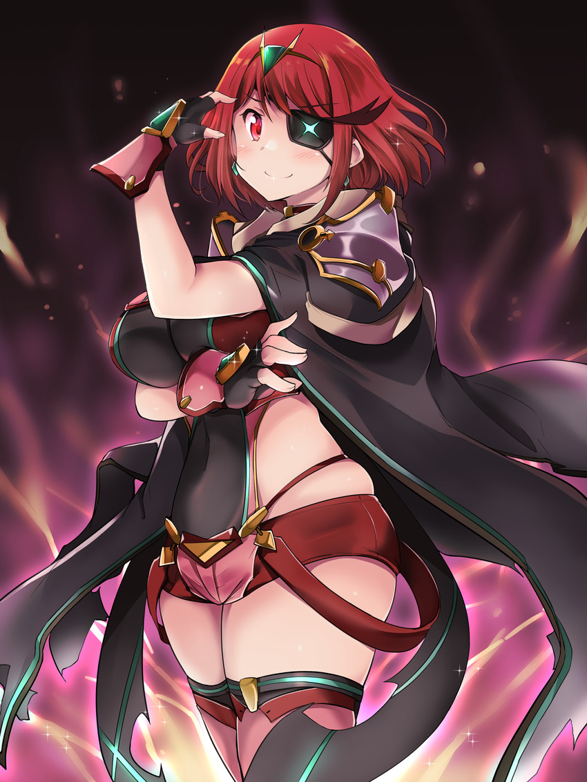 pyra and zeke von genbu (xenoblade chronicles and 1 more) drawn by kurokaze_no_sora