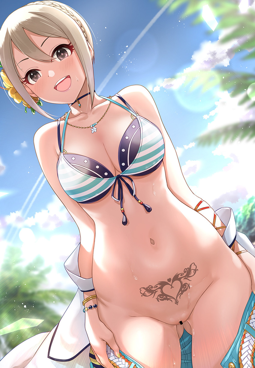 shiomi syuko (idolmaster and 1 more) drawn by mk_(mod0)