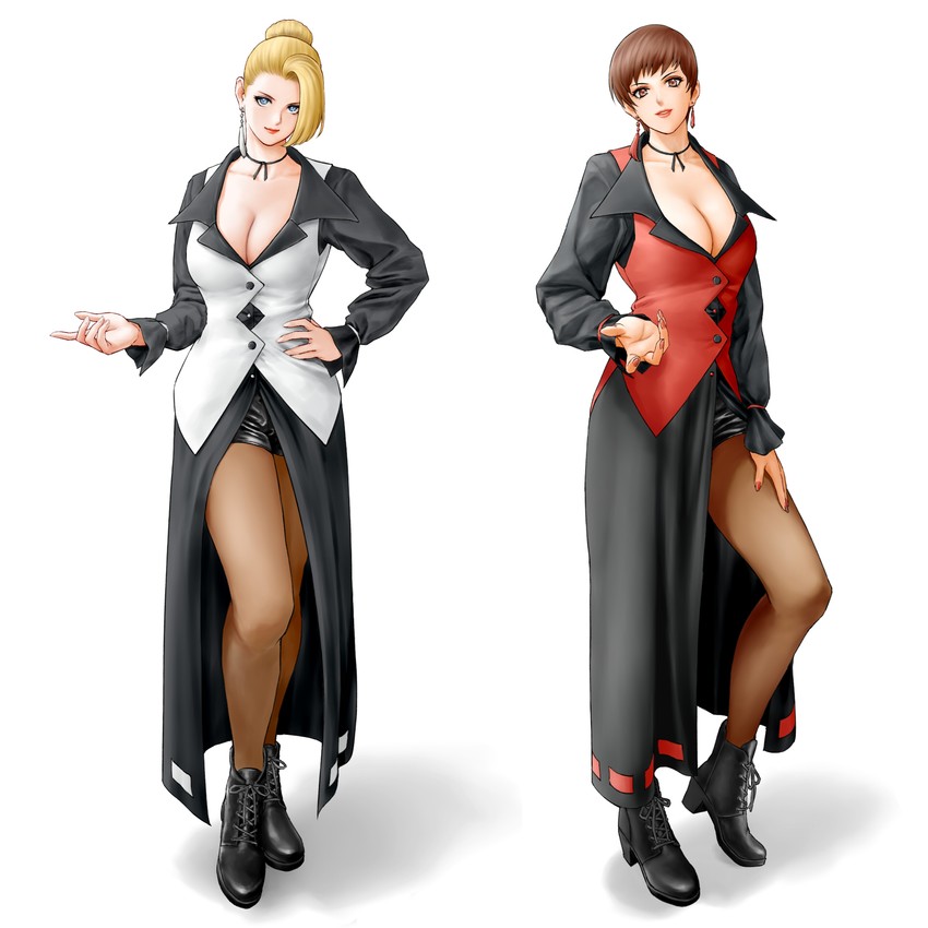vice and mature (the king of fighters) drawn by x_chitch
