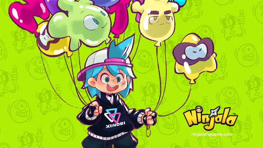 gumchi, kappei, ron, and emma (ninjala and 1 more) drawn by rianti-wong