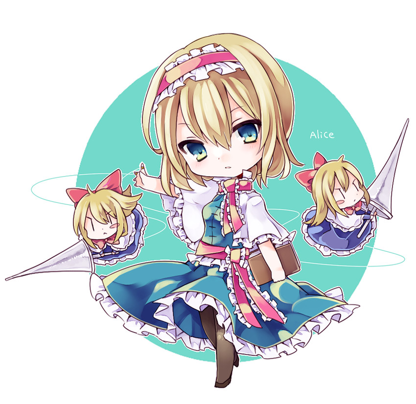 alice margatroid and shanghai doll (touhou) drawn by yukimiya_(parupunta)