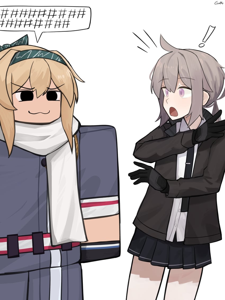 m200 and sv-98 (girls' frontline and 1 more) drawn by gamryous