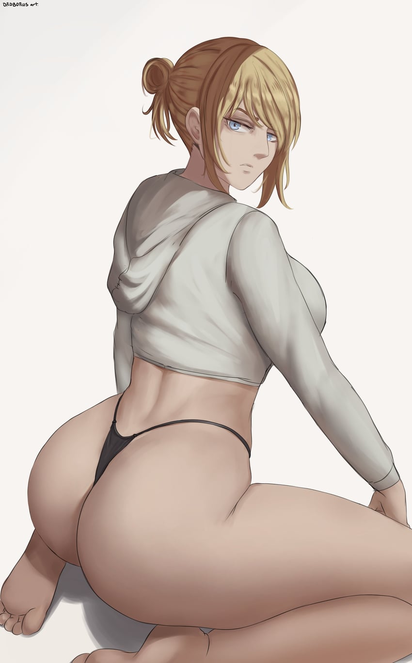 annie leonhart (shingeki no kyojin) drawn by oroborus