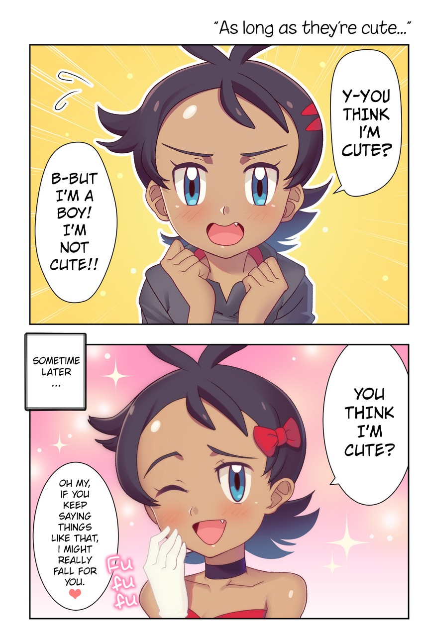 goh (pokemon and 1 more) drawn by gazing_eye