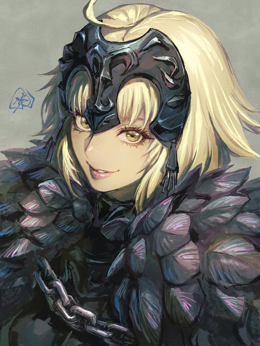jeanne d'arc alter (fate and 1 more) drawn by fujii_eishun
