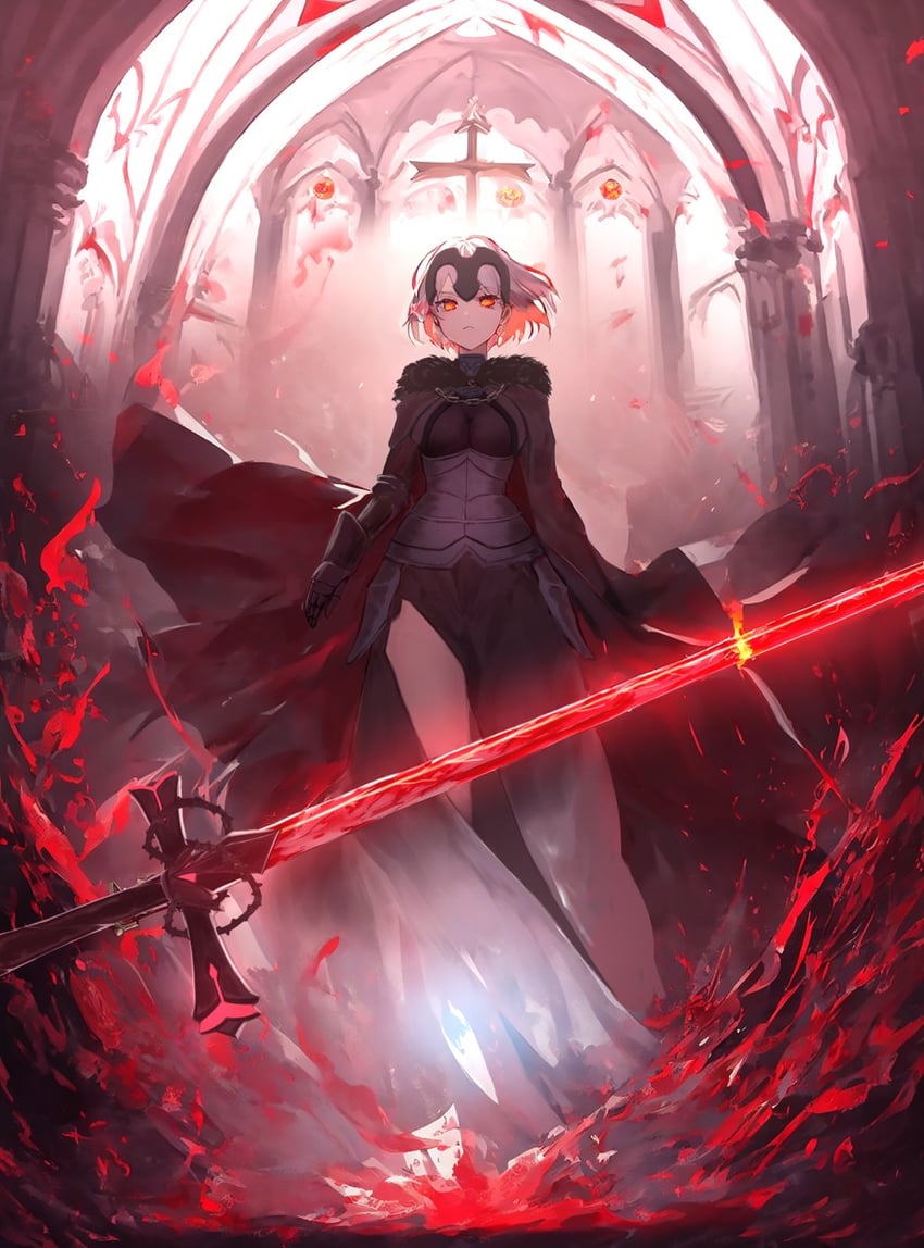 jeanne d'arc alter (fate and 1 more) drawn by aomaru_(shta-chu-jisuiai)
