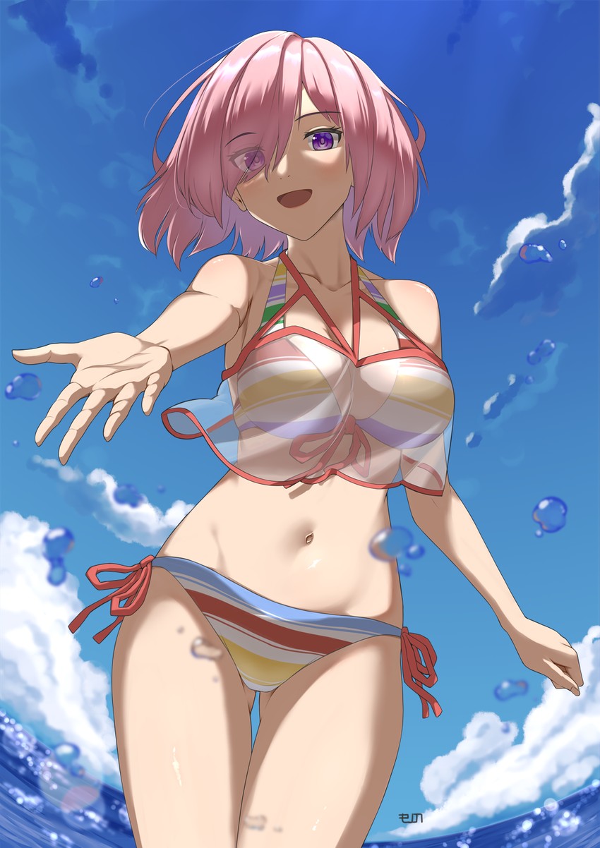 mash kyrielight (fate and 1 more) drawn by morino_(harpoomoss)