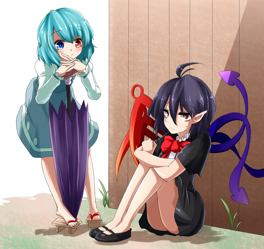tatara kogasa and houjuu nue (touhou) drawn by yamato_(muchuu_paradigm)