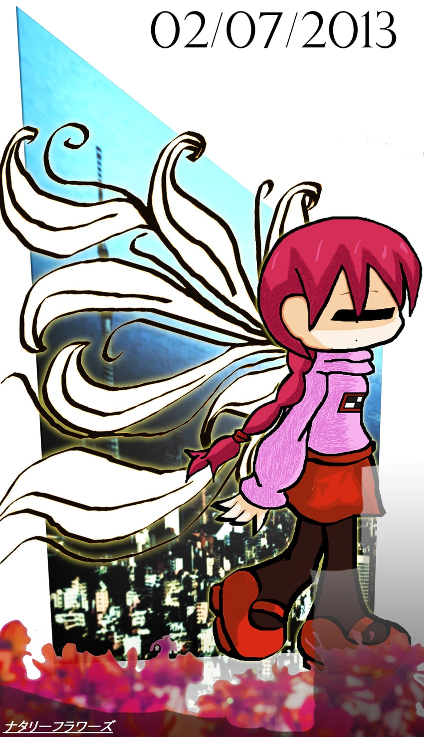 madotsuki (yume nikki and 1 more) drawn by nataly_flores