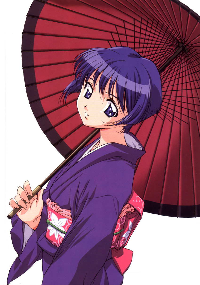 sakuraba aoi (ai yori aoshi) drawn by hasegawa_shin'ya