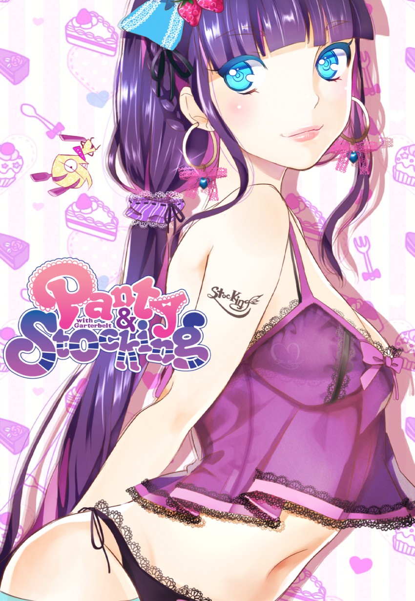 stocking and chuck (panty & stocking with garterbelt) drawn by minami_haruya