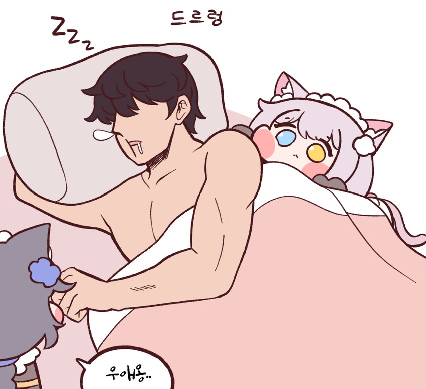 commander, poi, and perrault (last origin) drawn by bulga