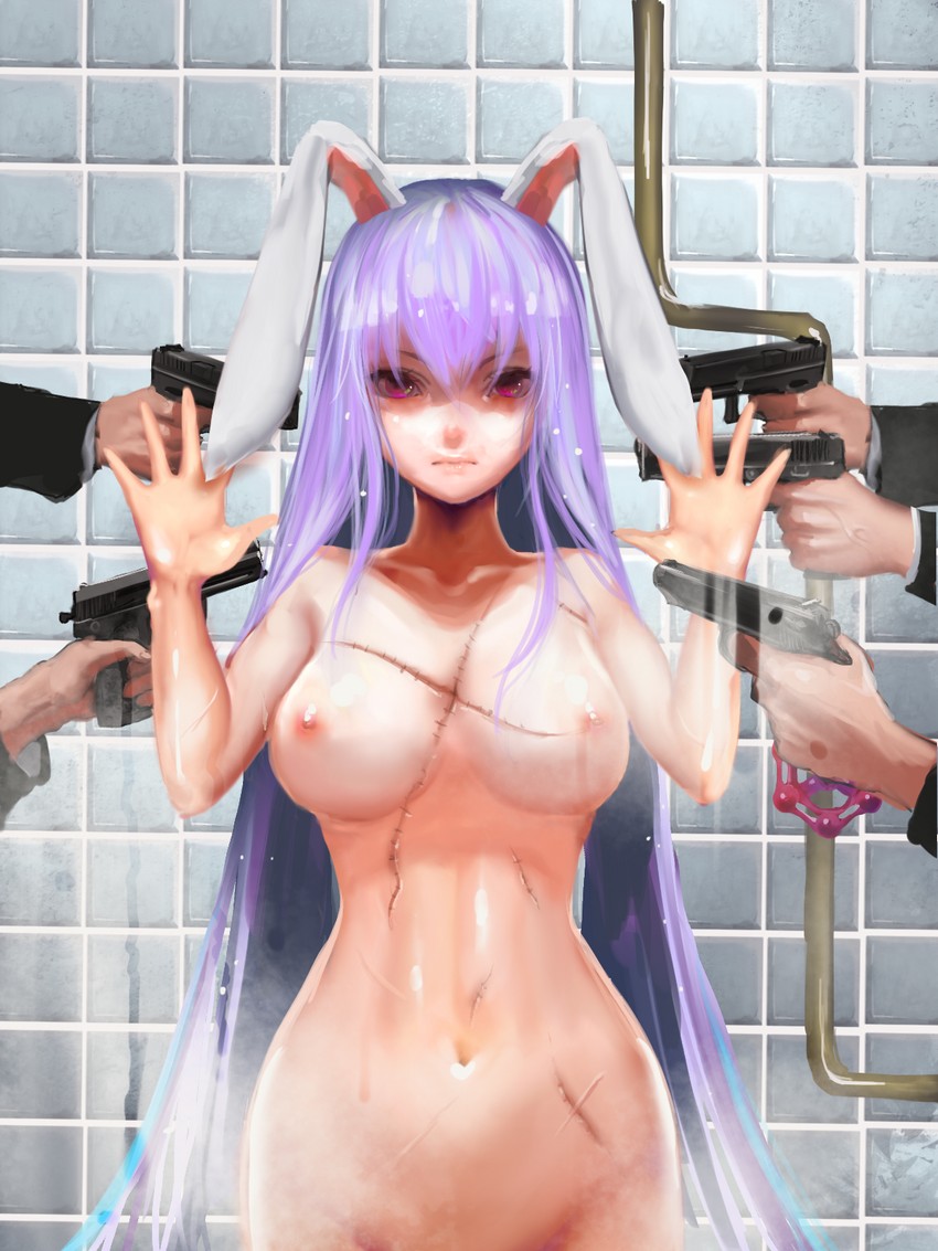 reisen udongein inaba (touhou and 1 more) drawn by axe_r18