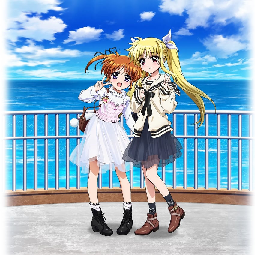 fate testarossa and takamachi nanoha (lyrical nanoha and 1 more)