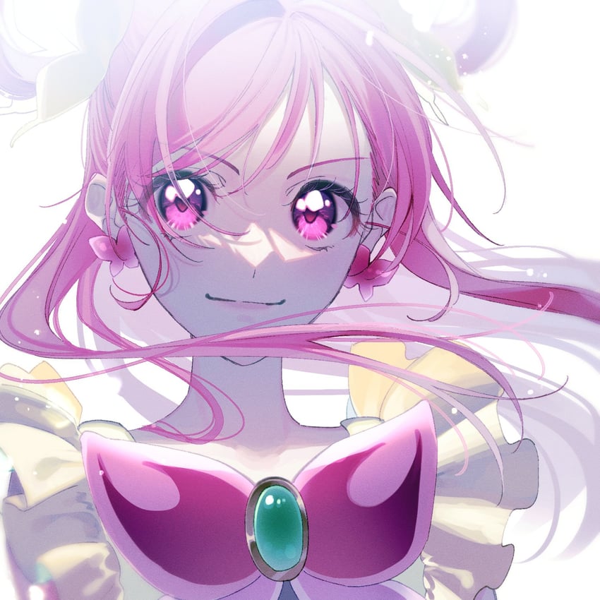 yumehara nozomi and cure dream (precure and 1 more) drawn by baby_(demotsu)