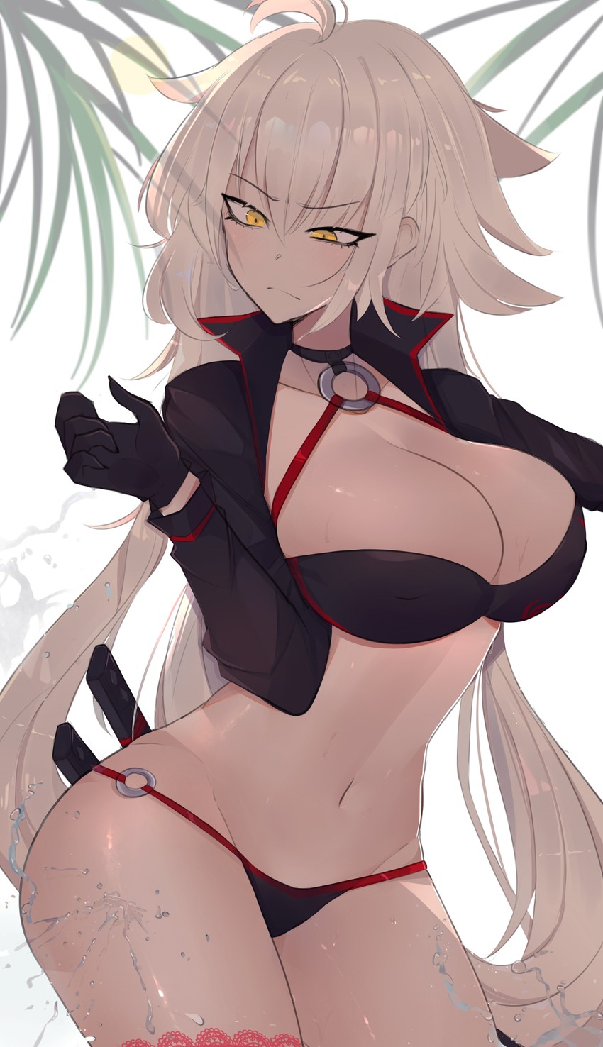 jeanne d'arc alter (fate and 1 more) drawn by oni_kanzei
