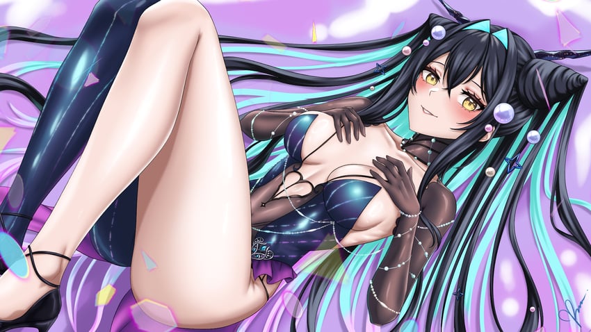little mermaid (goddess of victory: nikke) drawn by ramiki_(ramesgoag)
