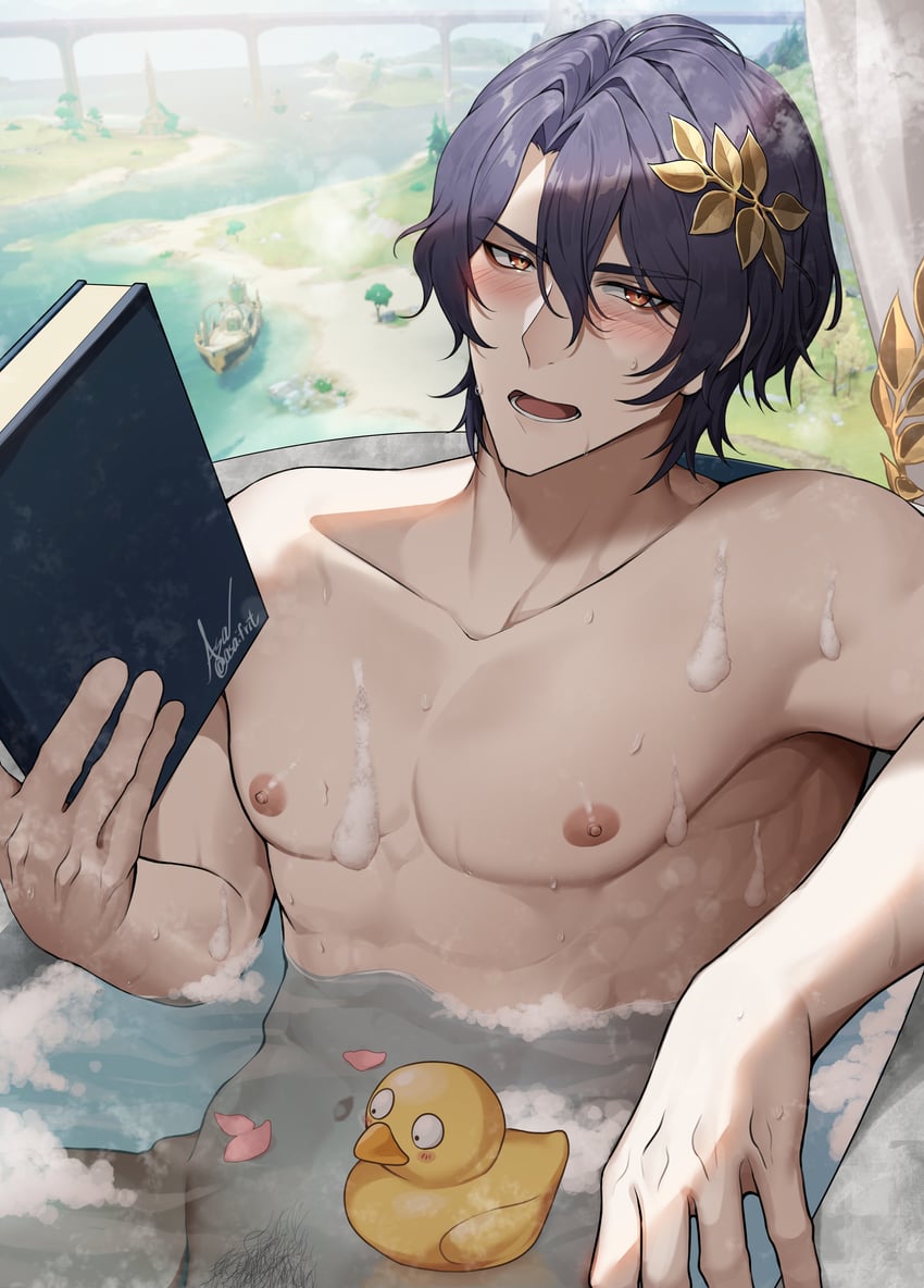 dr. ratio (genshin impact and 3 more) drawn by asa_ifrit_(asaifrit)