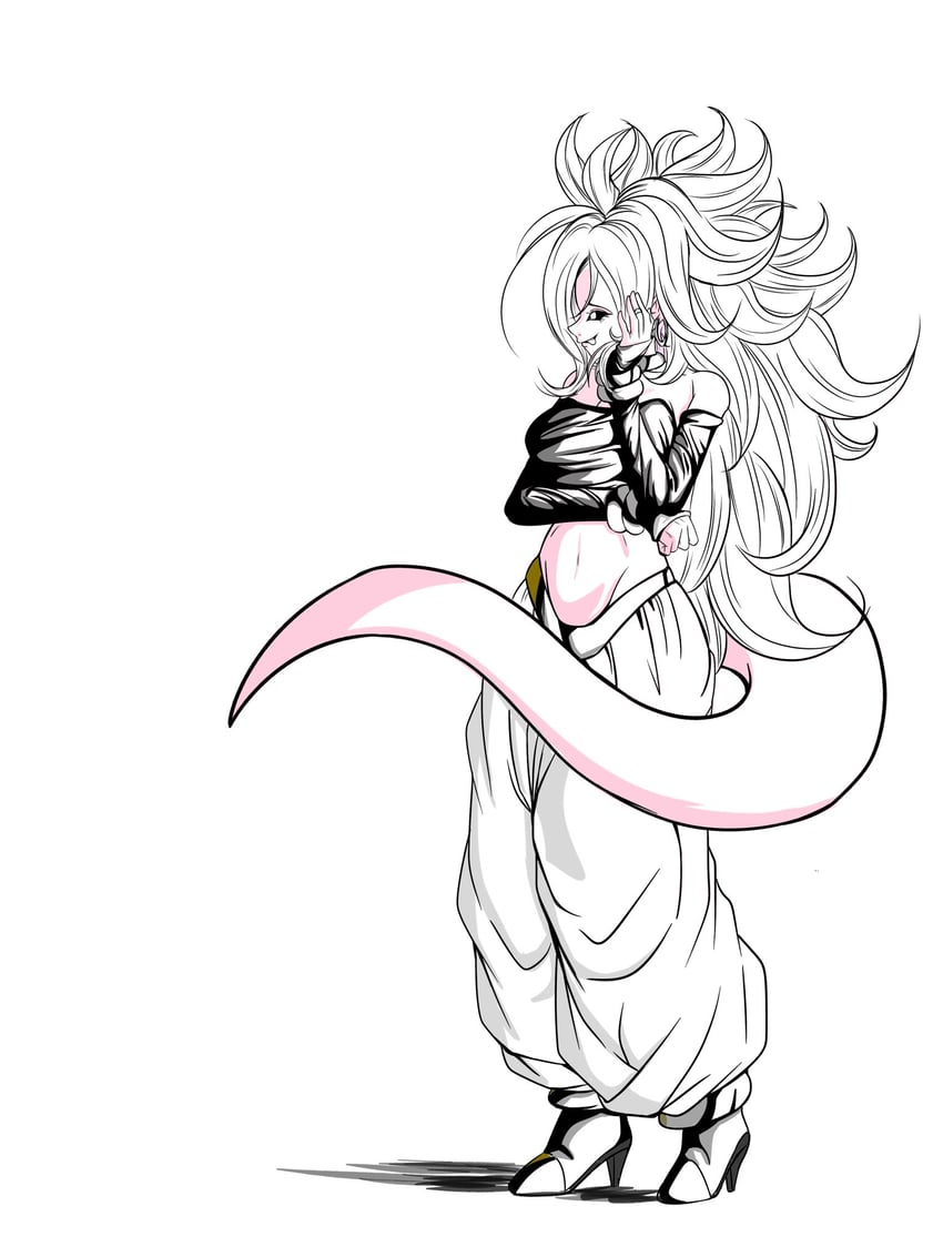 android 21 and majin android 21 (dragon ball and 1 more) drawn by kenran_dokkan