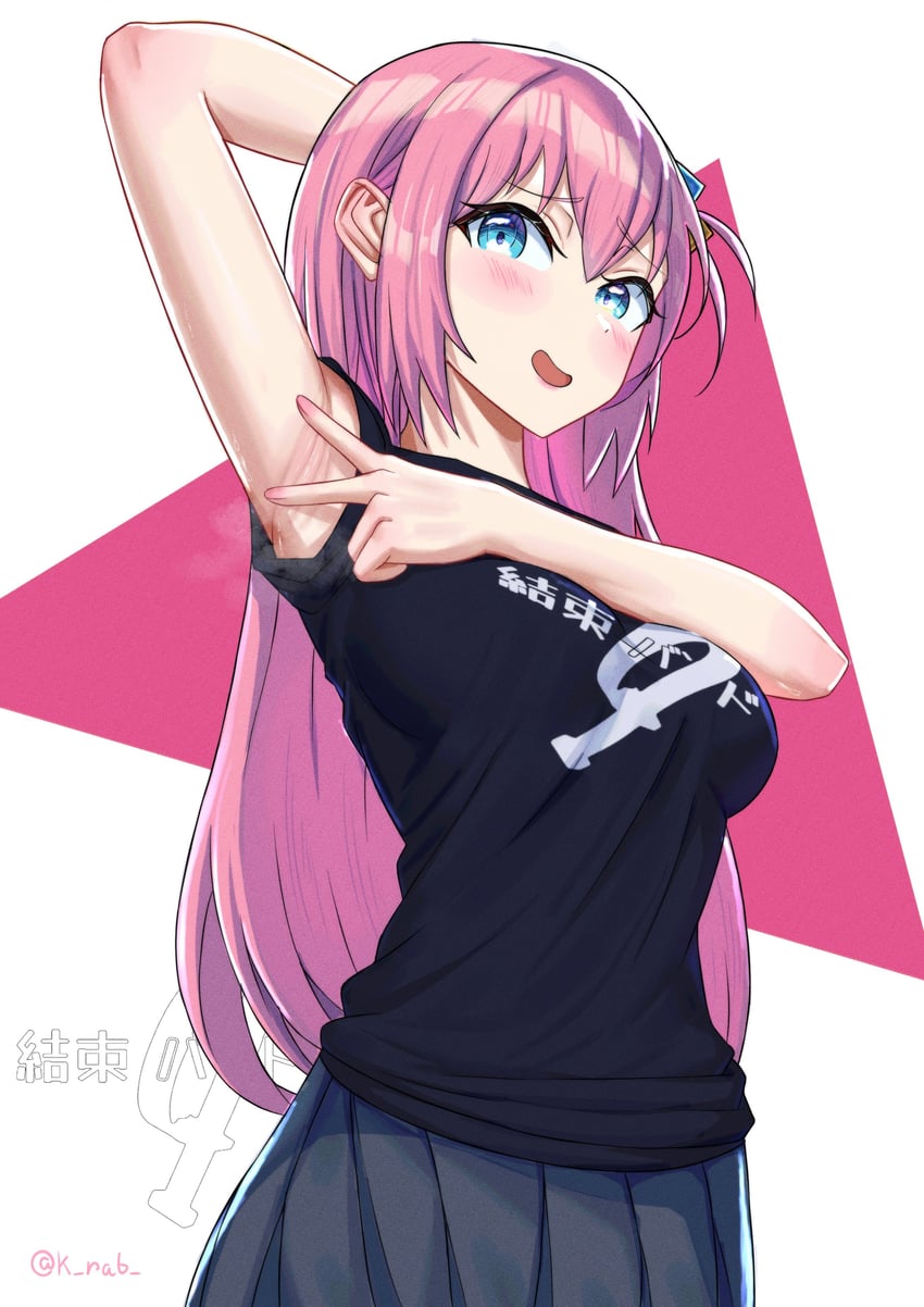 gotoh hitori (bocchi the rock!) drawn by kan_(k_rab)