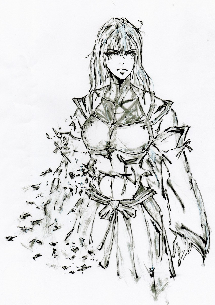 sendai hakurei no miko (original and 2 more) drawn by shirokuro_uddo