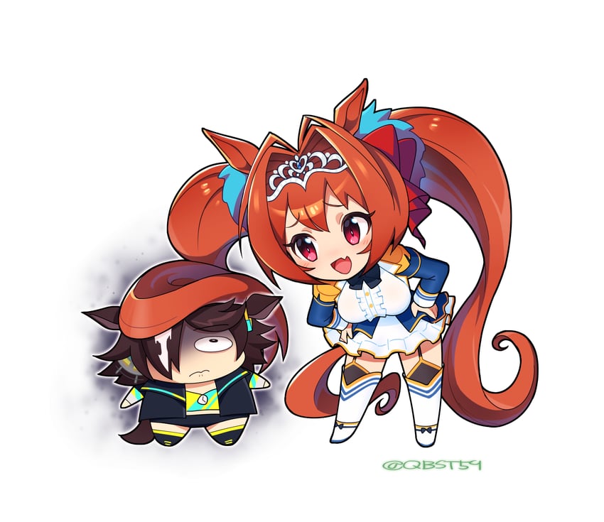 daiwa scarlet and vodka (umamusume) drawn by sabum