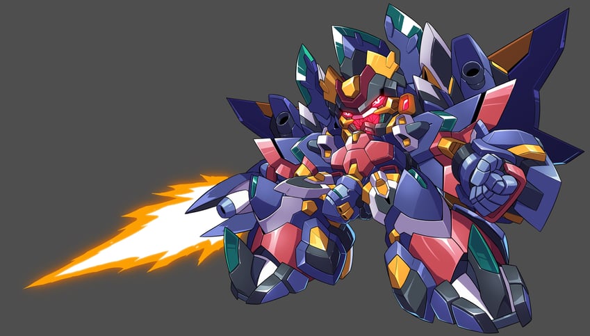 forte gigas (super robot wars and 2 more) drawn by hamuten_(hmltzero)