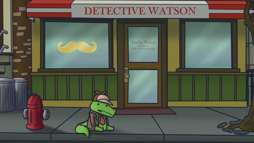 investigator (hololive and 2 more) drawn by phdpigeon