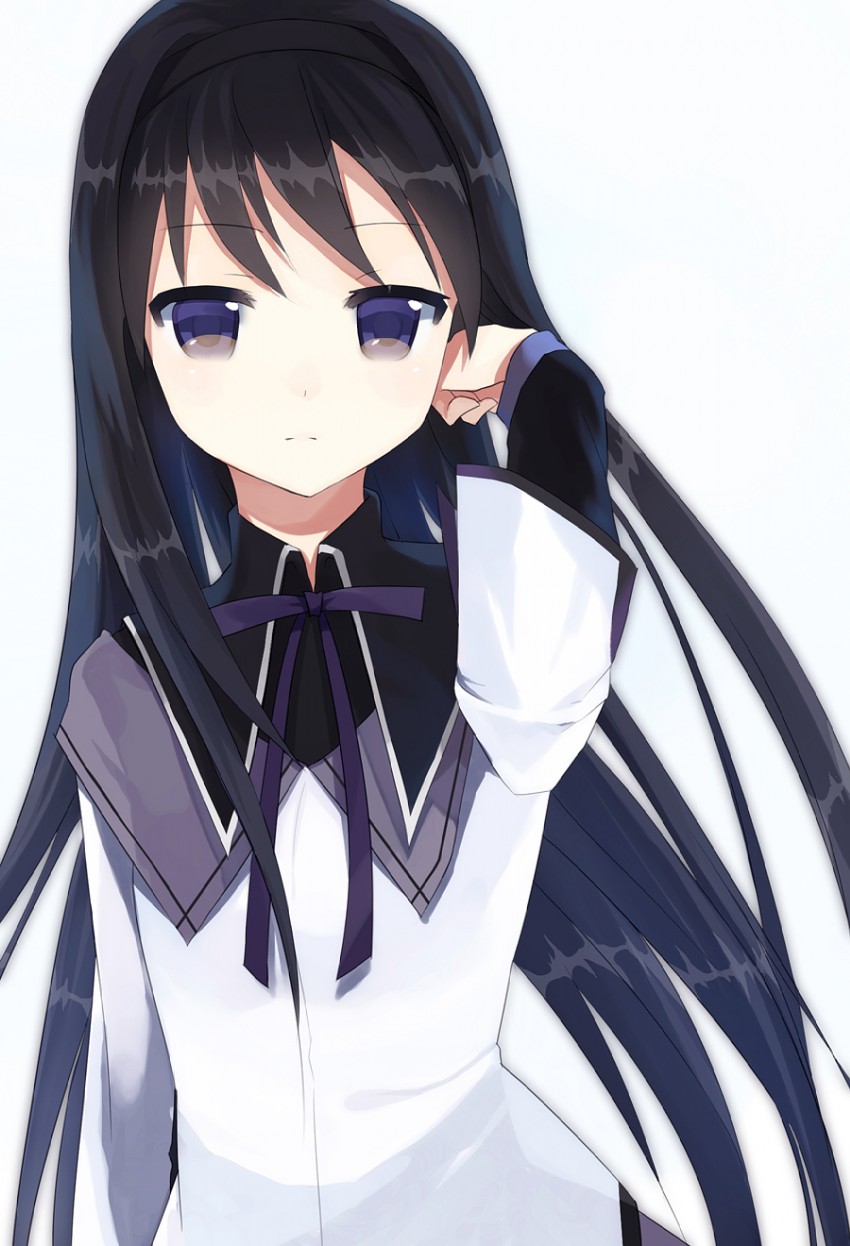 akemi homura (mahou shoujo madoka magica) drawn by kurasawa_moko