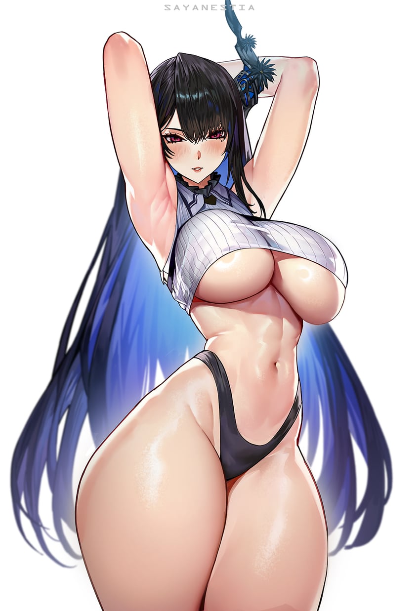 nerissa ravencroft (hololive and 1 more) drawn by sayanestia
