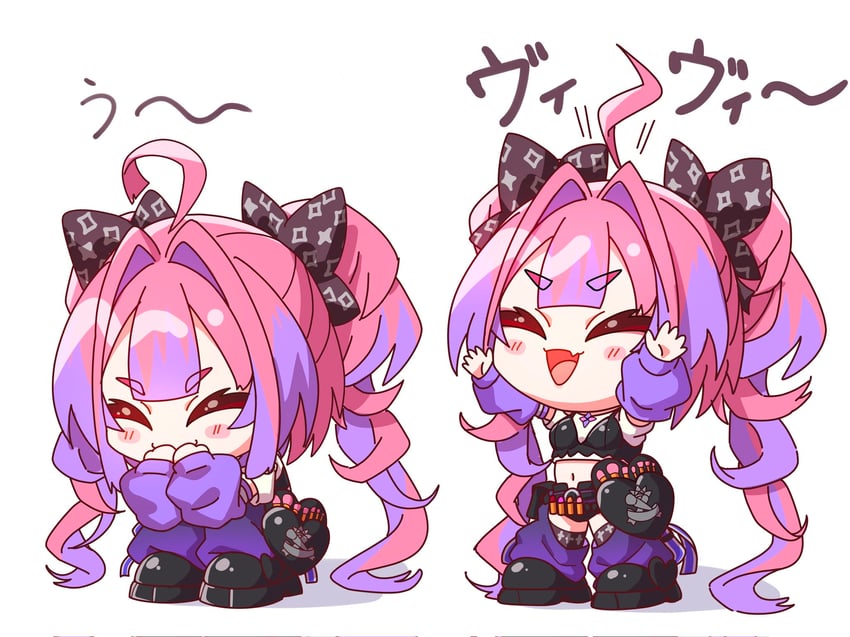 kikirara vivi (hololive and 1 more) drawn by yun_(yun0786)