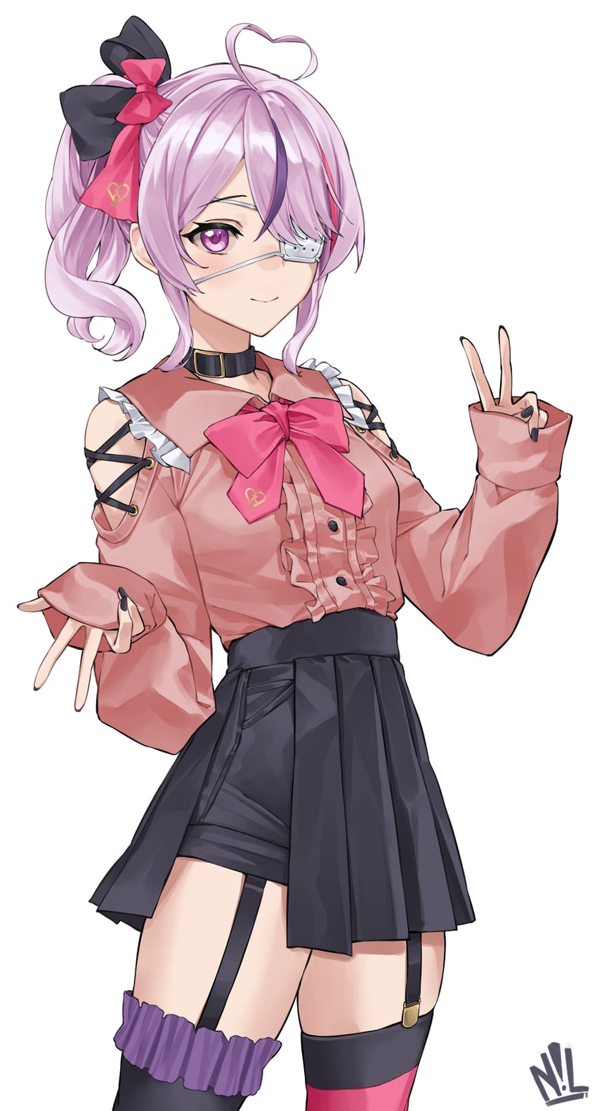 maria marionette (nijisanji and 1 more) drawn by nillith