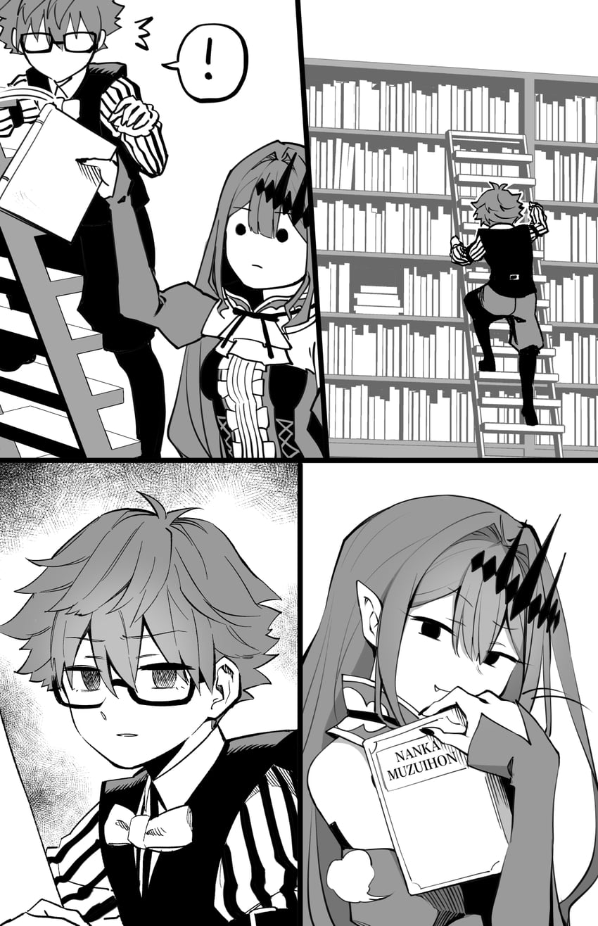 baobhan sith and hans christian andersen (fate and 3 more) drawn by hirunagi