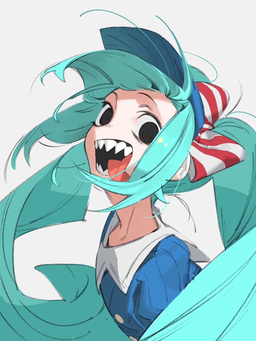 hatsune miku (vocaloid and 1 more) drawn by amrkdrw