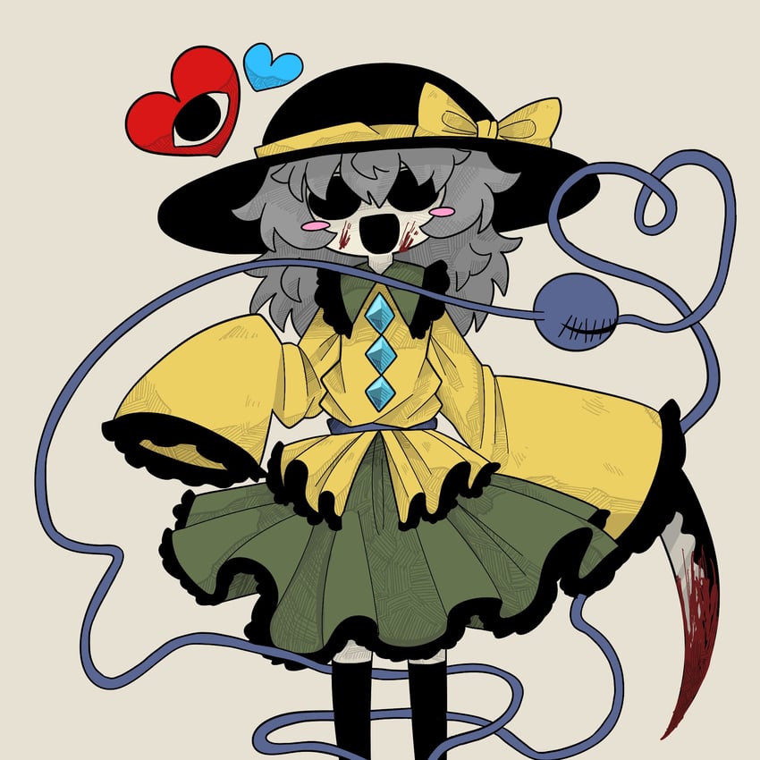 komeiji koishi (touhou and 1 more) drawn by zunusama