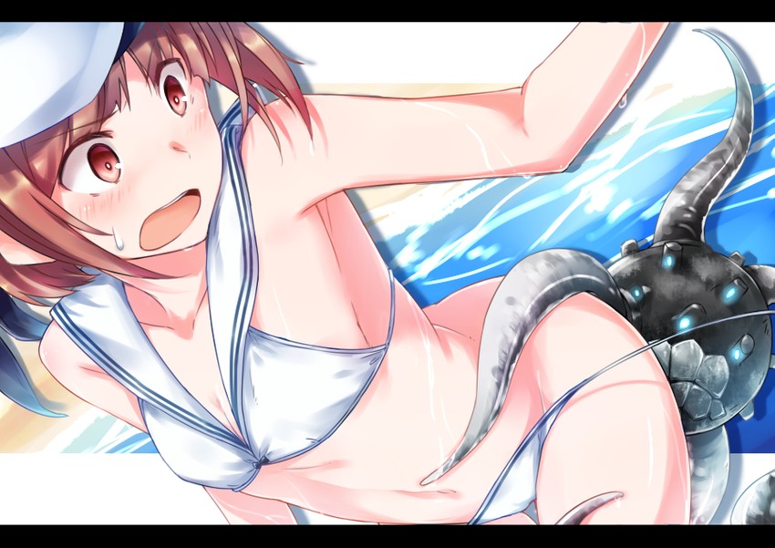 z3 max schultz and enemy naval mine (kantai collection) drawn by satsumi
