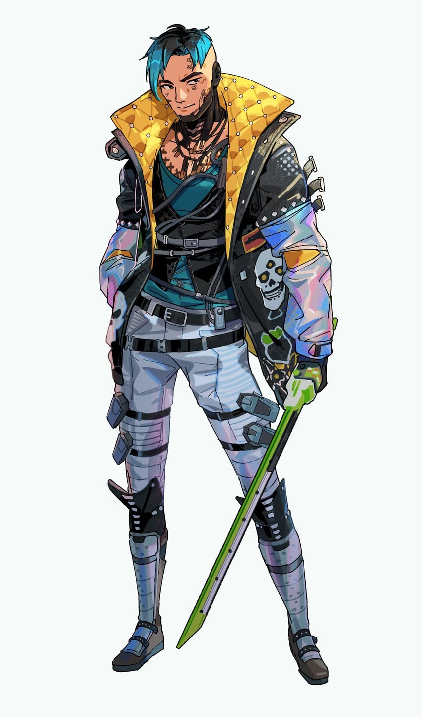 crypto and kernel panic crypto (apex legends) drawn by thundergotch