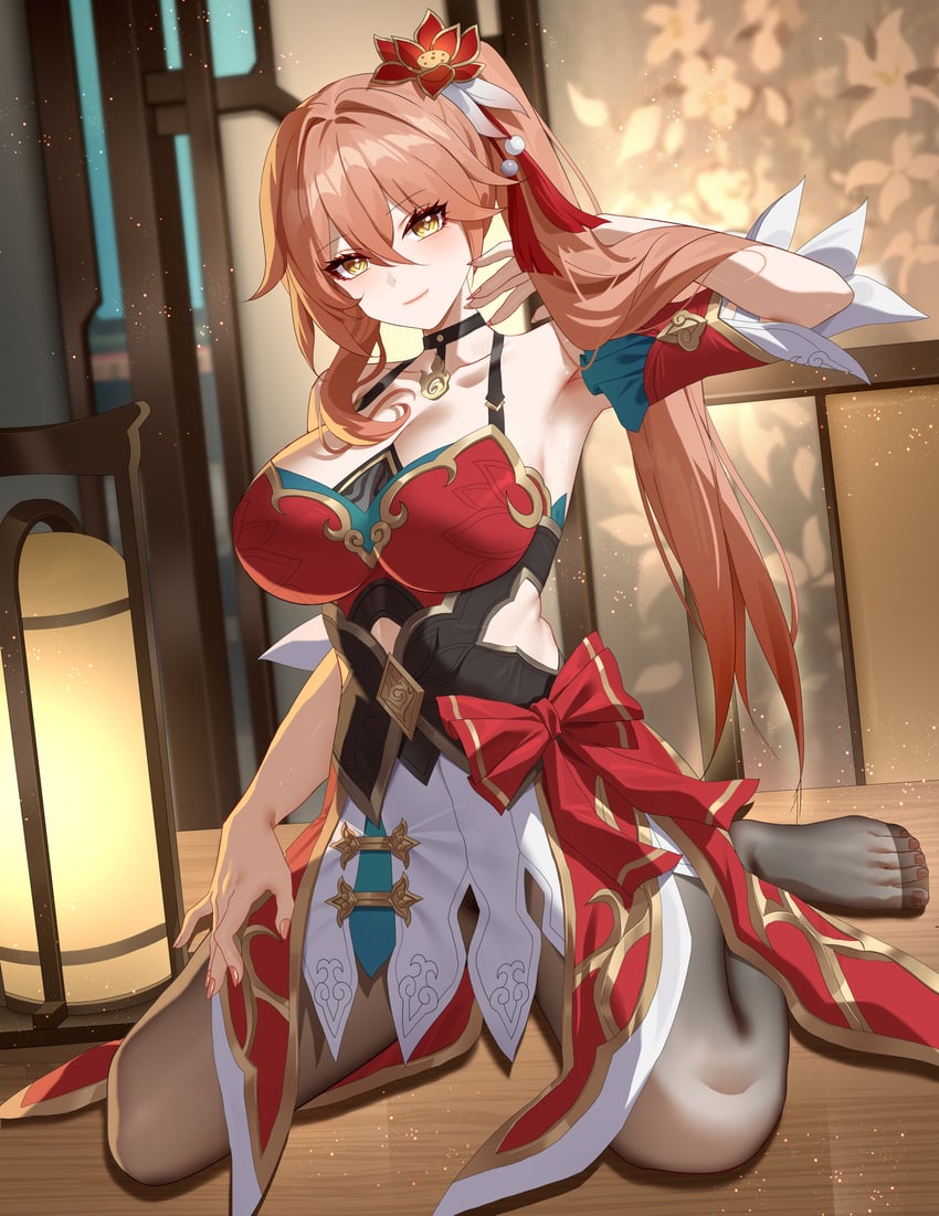 guinaifen (honkai and 1 more) drawn by wu_ganlan_cai