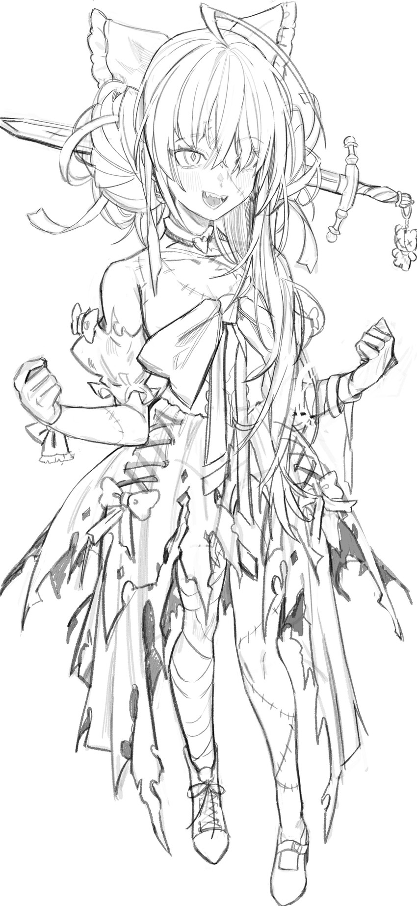 kureiji ollie and udin (hololive and 1 more) drawn by freng