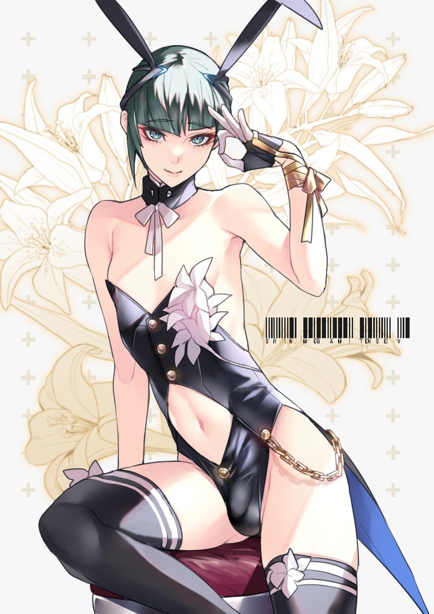 protagonist (shin megami tensei and 1 more) drawn by ban!_(bansankan)