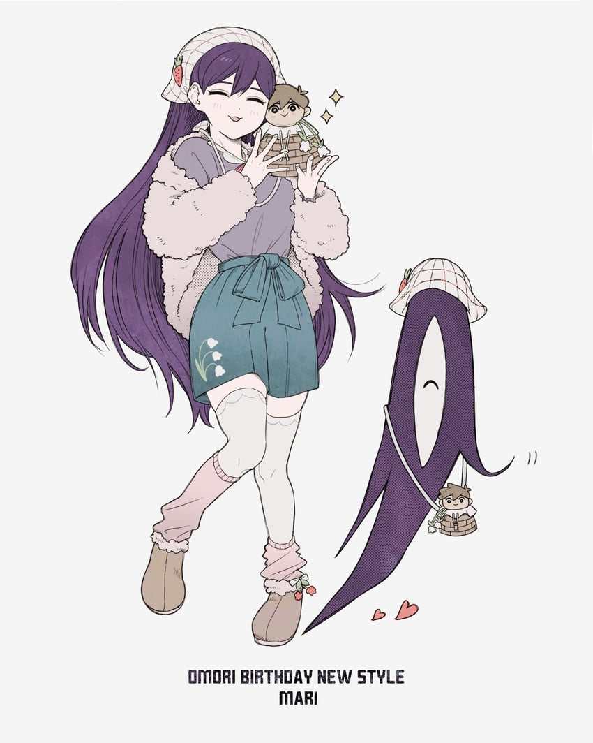 hero, something, and mari (omori) drawn by o_oquo