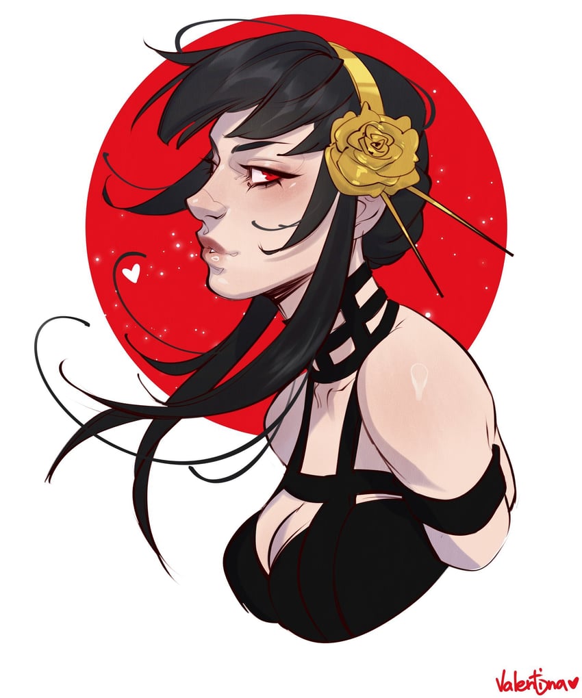yor briar (spy x family) drawn by valentina_tavolilla