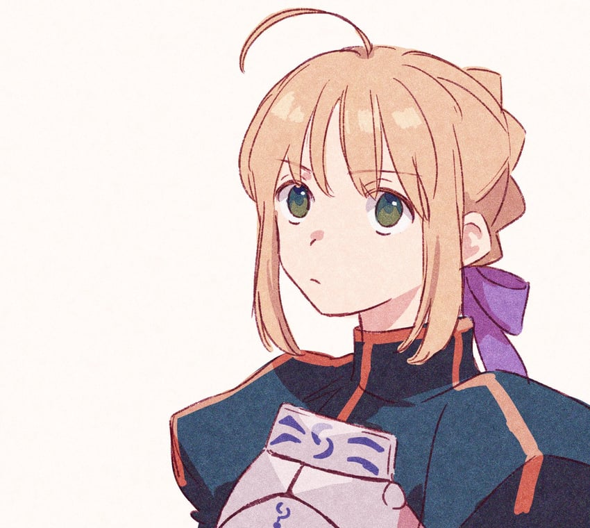 artoria pendragon and saber (fate and 1 more) drawn by machi_(uqyjee)