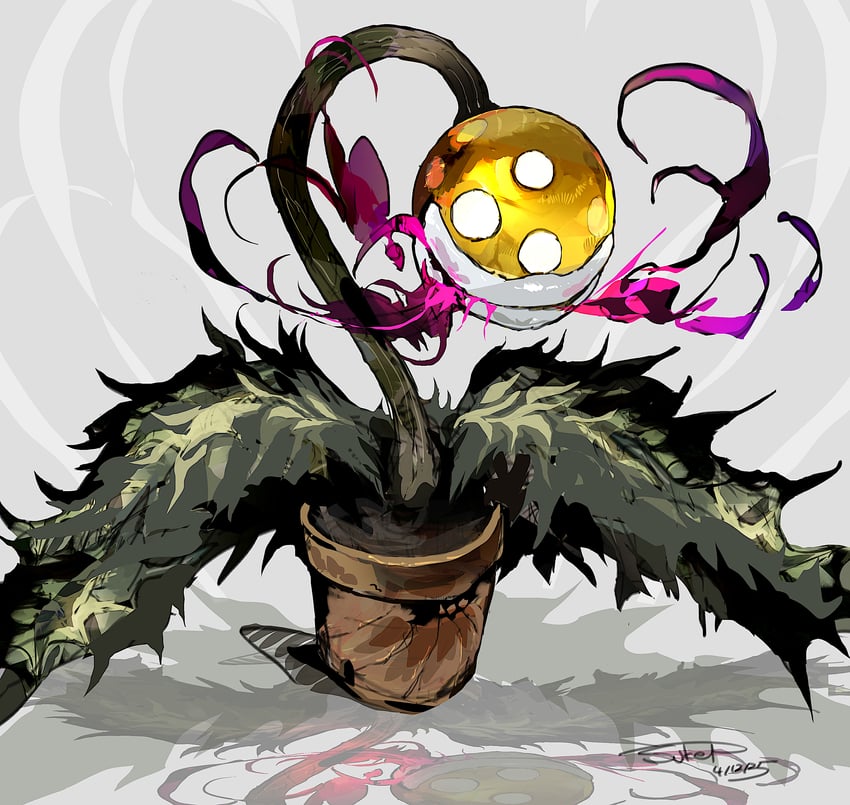 piranha plant (mario and 1 more) drawn by sukepmonster
