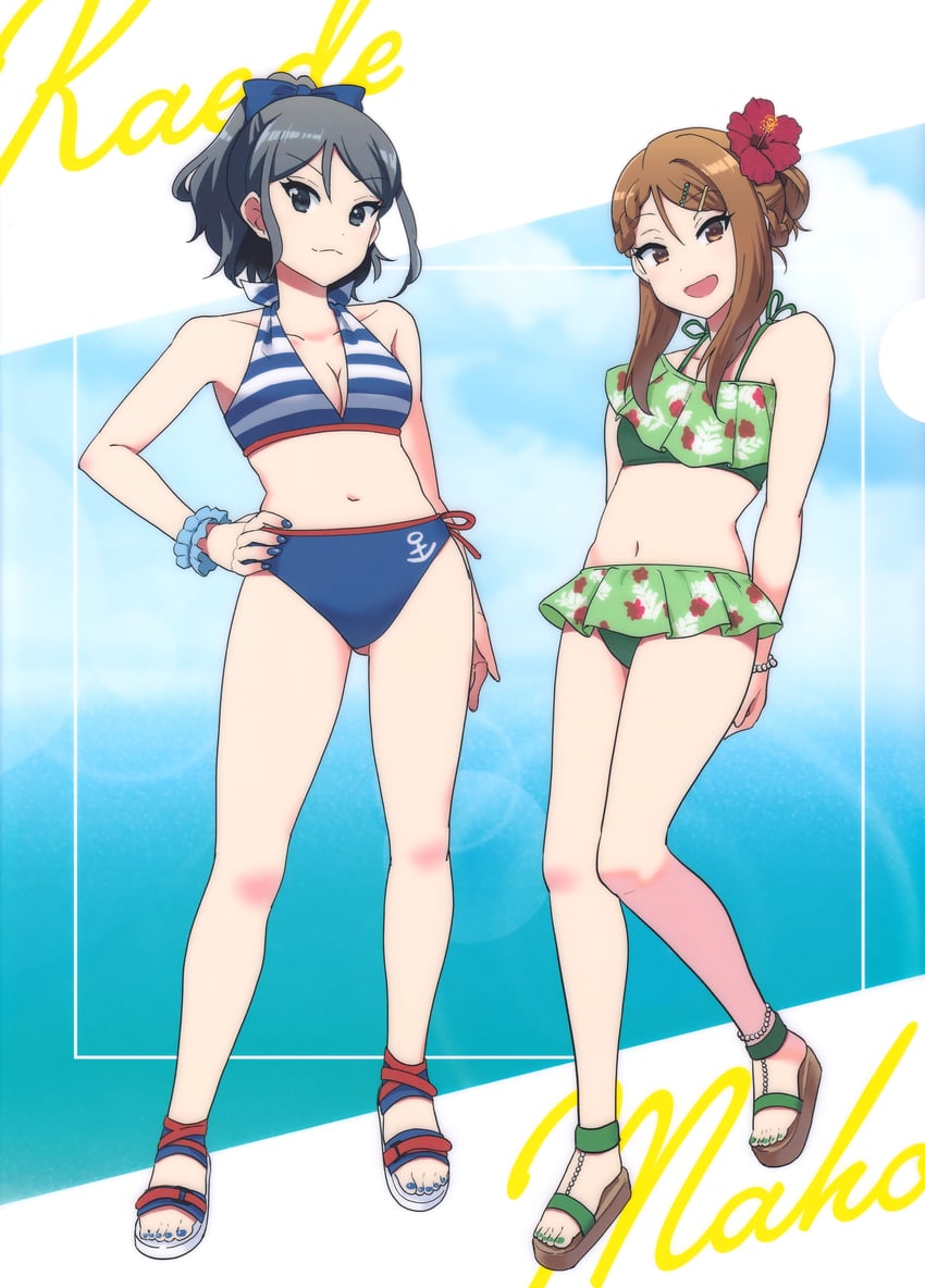 shimizu kaede and sawabe maho (k-on! and 1 more) drawn by kakifly